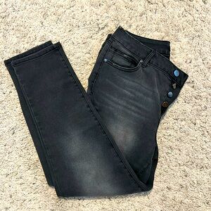 1822 denim wash black jean size 10P